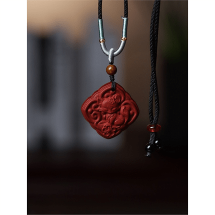 Plum Blossom Fox Incense Cards Pendant