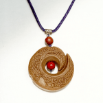 Peace Buckle Incense Cards Pendant - Image 4